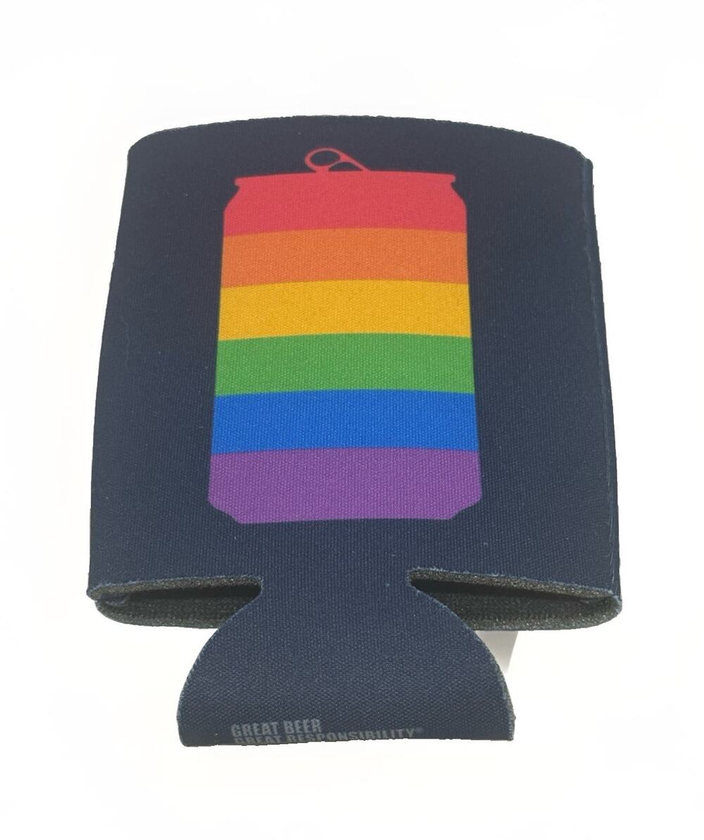 Miller Lite PRIDE 12 Oz. Foam Koozie Coozie Rainbow Colors LGBTQ+ Beer Soda New